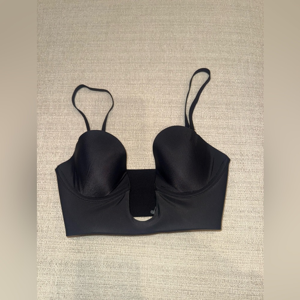 SKIMS Deep Plunge Sleepwear Bra